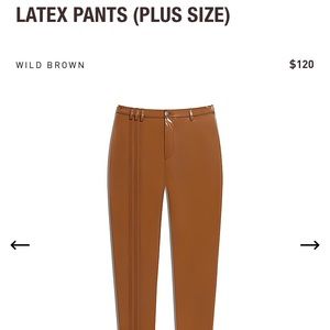 HIGH-WAISTED ADIDAS X IVY PARK LATEX PANTS